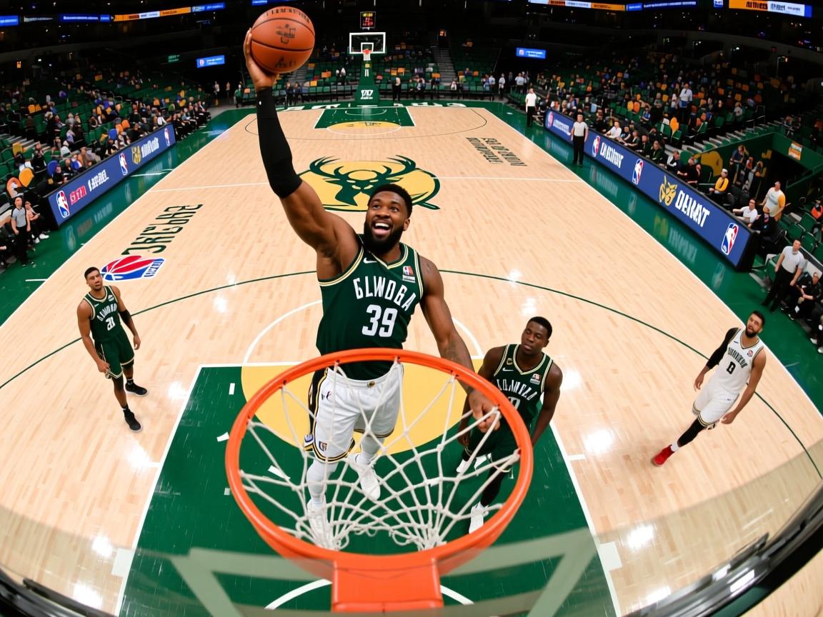 空接暴扣准绝杀！字母哥不到30分钟轰30+10+5，雄鹿逆转16分剑指前十  第2张